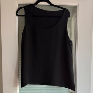 Lafayette 148 New York Classic Black Tank Top